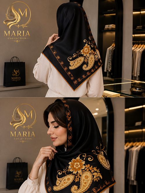 روسری ساتن زنانه