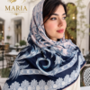 روسری مجلسی مینیمال | آبی بنتون