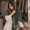 شال پلیسه شاین چاپی زنانه