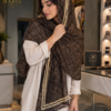 شال پلیسه شاین چاپی زنانه