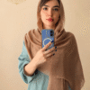 شال نخ پنبه دور ریش زنانه سبک و ضد تعریق