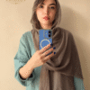 شال نخ پنبه دور ریش زنانه سبک و ضد تعریق