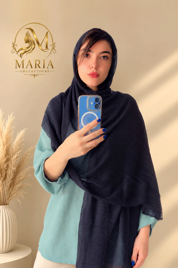 شال نخ پنبه دور ریش زنانه سبک و ضد تعریق