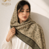 روسری مجلسی طرح ترمه سبز زنانه Maria Collections
